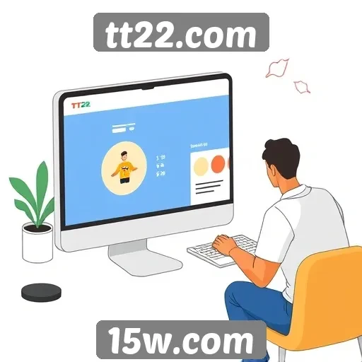 Experiência de usuário no site tt22.com